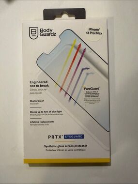 PRTX Eyeguard Synthetic Glass Screen Protector for iPhone 13 Pro Max